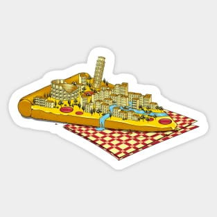 Hungry for Travels: Slice of Italy Sticker